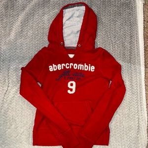 Abercrombie  girl red sweater